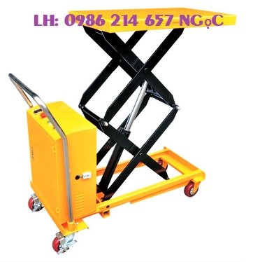 xe nâng mặt bàn điện 350kg